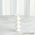 GLOBAL VIEWS RIDGE ALABASTER CANDLESTICK - DO NOT SHOW ON WEBSITE