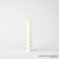 GLOBAL VIEWS RIDGE ALABASTER CANDLESTICK - DO NOT SHOW ON WEBSITE