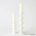 GLOBAL VIEWS RIDGE ALABASTER CANDLESTICK - DO NOT SHOW ON WEBSITE