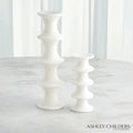 GLOBAL VIEWS RIDGE ALABASTER CANDLESTICK - DO NOT SHOW ON WEBSITE
