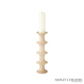 GLOBAL VIEWS RIDGE ALABASTER CANDLESTICK - DO NOT SHOW ON WEBSITE