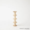 GLOBAL VIEWS RIDGE ALABASTER CANDLESTICK - DO NOT SHOW ON WEBSITE