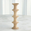 GLOBAL VIEWS RIDGE ALABASTER CANDLESTICK - DO NOT SHOW ON WEBSITE