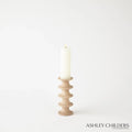 GLOBAL VIEWS RIDGE ALABASTER CANDLESTICK - DO NOT SHOW ON WEBSITE