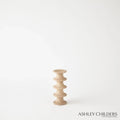 GLOBAL VIEWS RIDGE ALABASTER CANDLESTICK - DO NOT SHOW ON WEBSITE