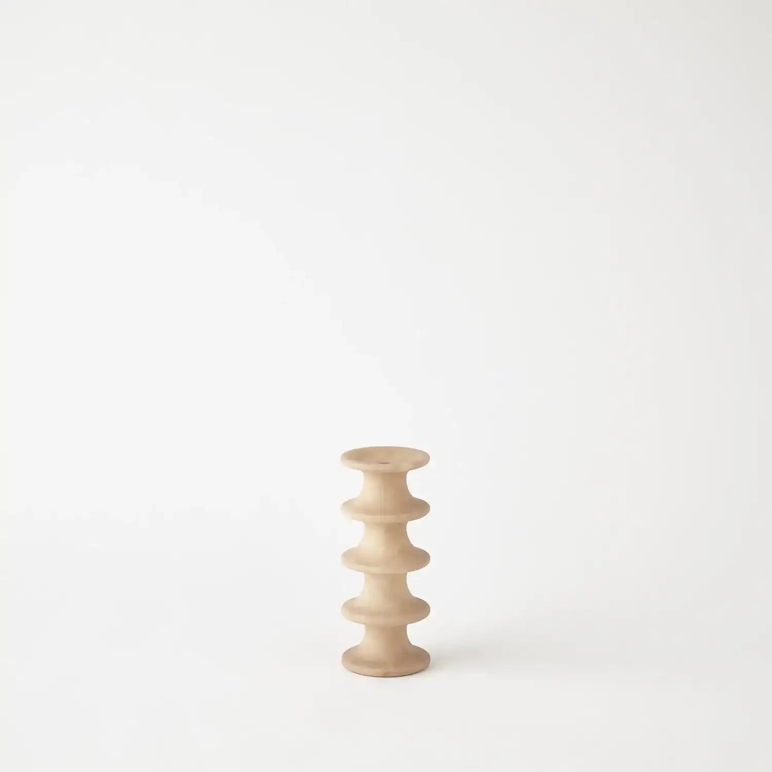 GLOBAL VIEWS RIDGE ALABASTER CANDLESTICK - DO NOT SHOW ON WEBSITE