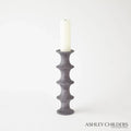 GLOBAL VIEWS RIDGE ALABASTER CANDLESTICK - DO NOT SHOW ON WEBSITE