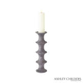 GLOBAL VIEWS RIDGE ALABASTER CANDLESTICK - DO NOT SHOW ON WEBSITE