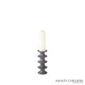 GLOBAL VIEWS RIDGE ALABASTER CANDLESTICK - DO NOT SHOW ON WEBSITE