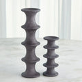 GLOBAL VIEWS RIDGE ALABASTER CANDLESTICK - DO NOT SHOW ON WEBSITE