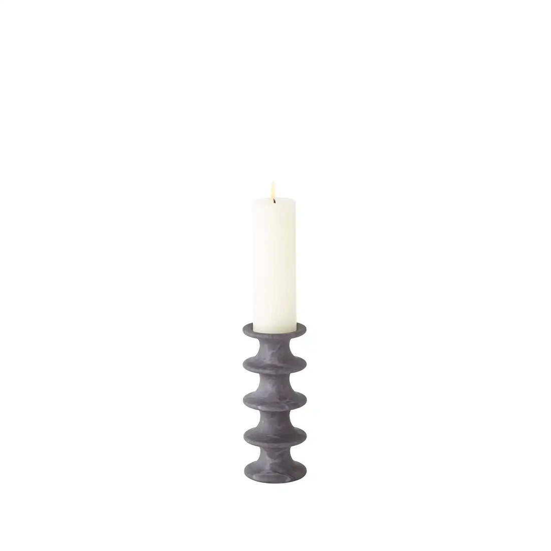 GLOBAL VIEWS RIDGE ALABASTER CANDLESTICK - DO NOT SHOW ON WEBSITE
