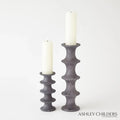 GLOBAL VIEWS RIDGE ALABASTER CANDLESTICK - DO NOT SHOW ON WEBSITE
