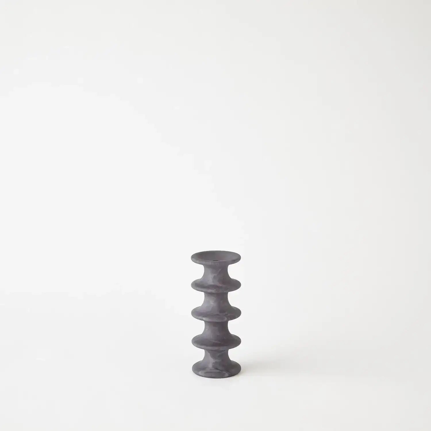 GLOBAL VIEWS RIDGE ALABASTER CANDLESTICK - DO NOT SHOW ON WEBSITE