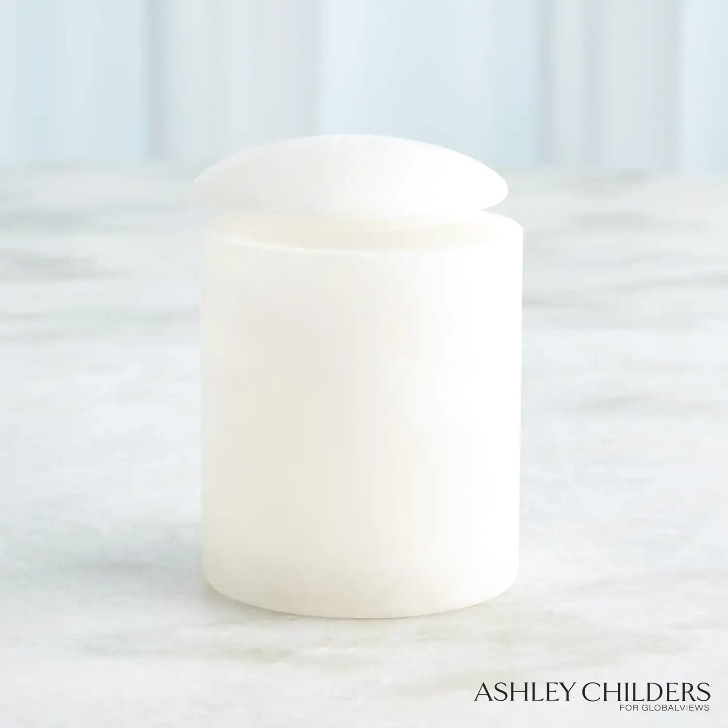 GLOBAL VIEWS GALA ALABASTER CANISTER - Decorative Accents