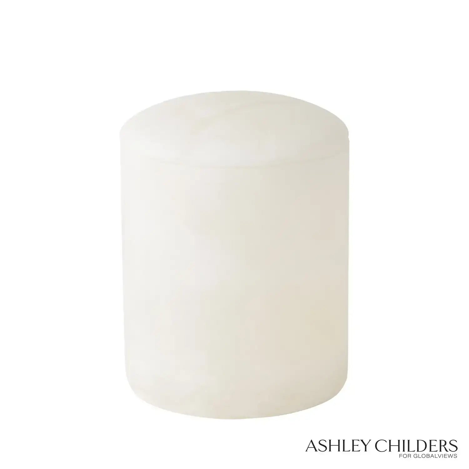 GLOBAL VIEWS GALA ALABASTER CANISTER - Decorative Accents