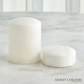 GLOBAL VIEWS GALA ALABASTER CANISTER - Decorative Accents
