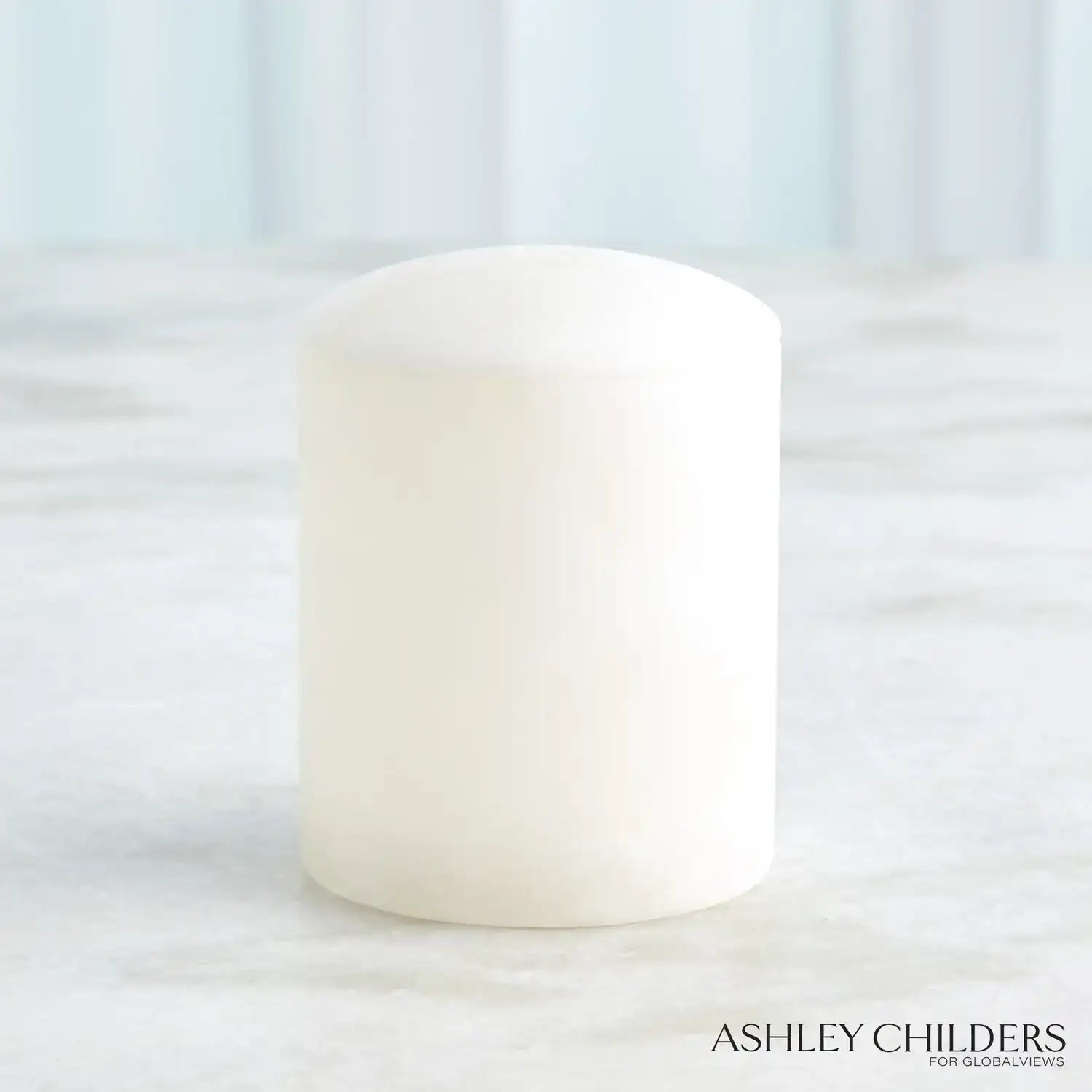 GLOBAL VIEWS GALA ALABASTER CANISTER - Decorative Accents