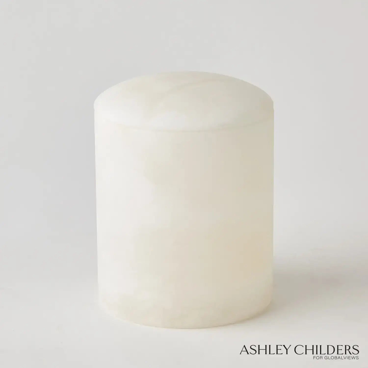 GLOBAL VIEWS GALA ALABASTER CANISTER - Decorative Accents