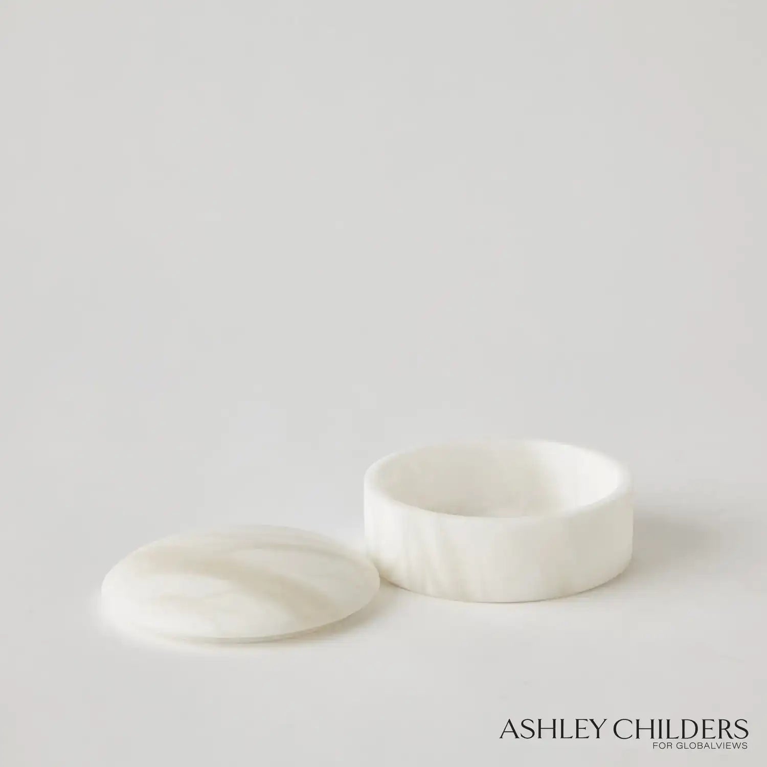 GLOBAL VIEWS GALA ALABASTER CANISTER - Decorative Accents
