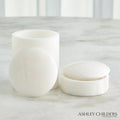 GLOBAL VIEWS GALA ALABASTER CANISTER - Decorative Accents