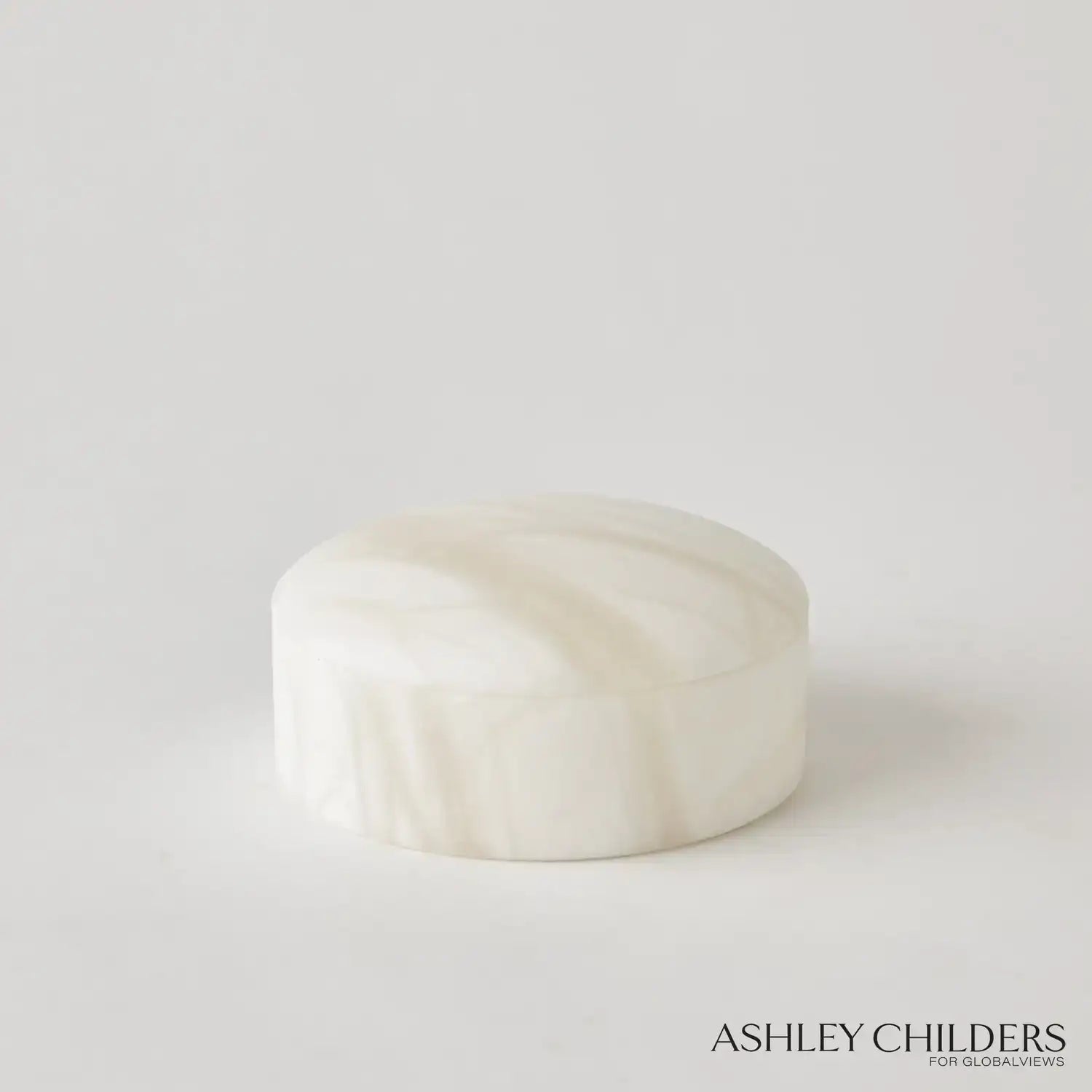 GLOBAL VIEWS GALA ALABASTER CANISTER - Decorative Accents