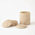 GLOBAL VIEWS GALA ALABASTER CANISTER - Decorative Accents