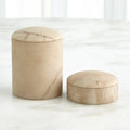 GLOBAL VIEWS GALA ALABASTER CANISTER - Decorative Accents