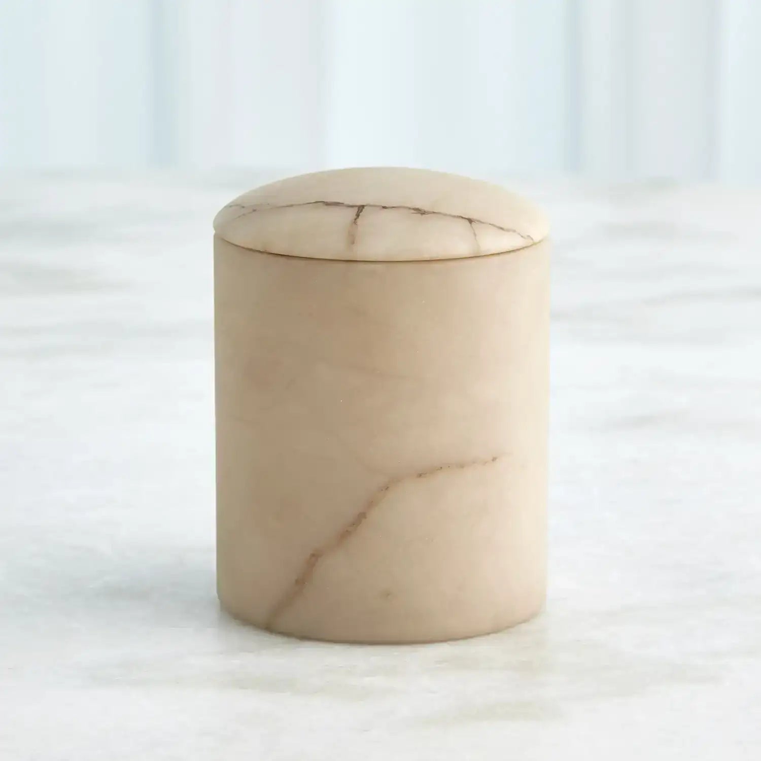 GLOBAL VIEWS GALA ALABASTER CANISTER - Decorative Accents