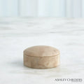GLOBAL VIEWS GALA ALABASTER CANISTER - Decorative Accents