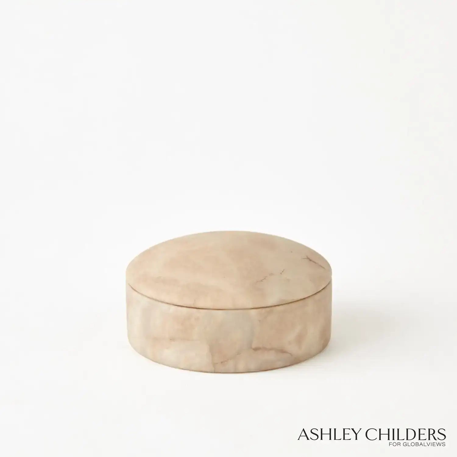 GLOBAL VIEWS GALA ALABASTER CANISTER - Decorative Accents