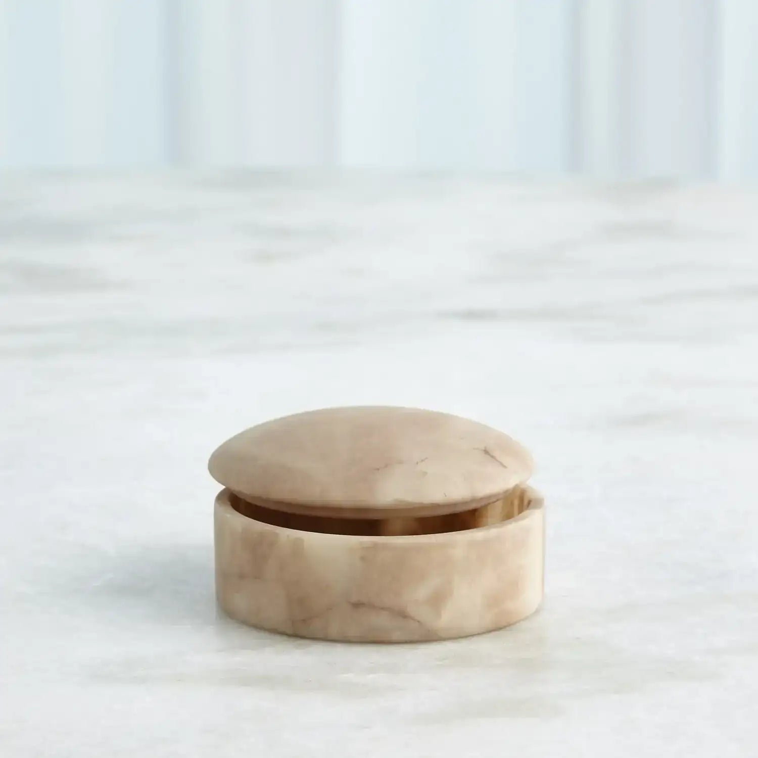 GLOBAL VIEWS GALA ALABASTER CANISTER - Decorative Accents