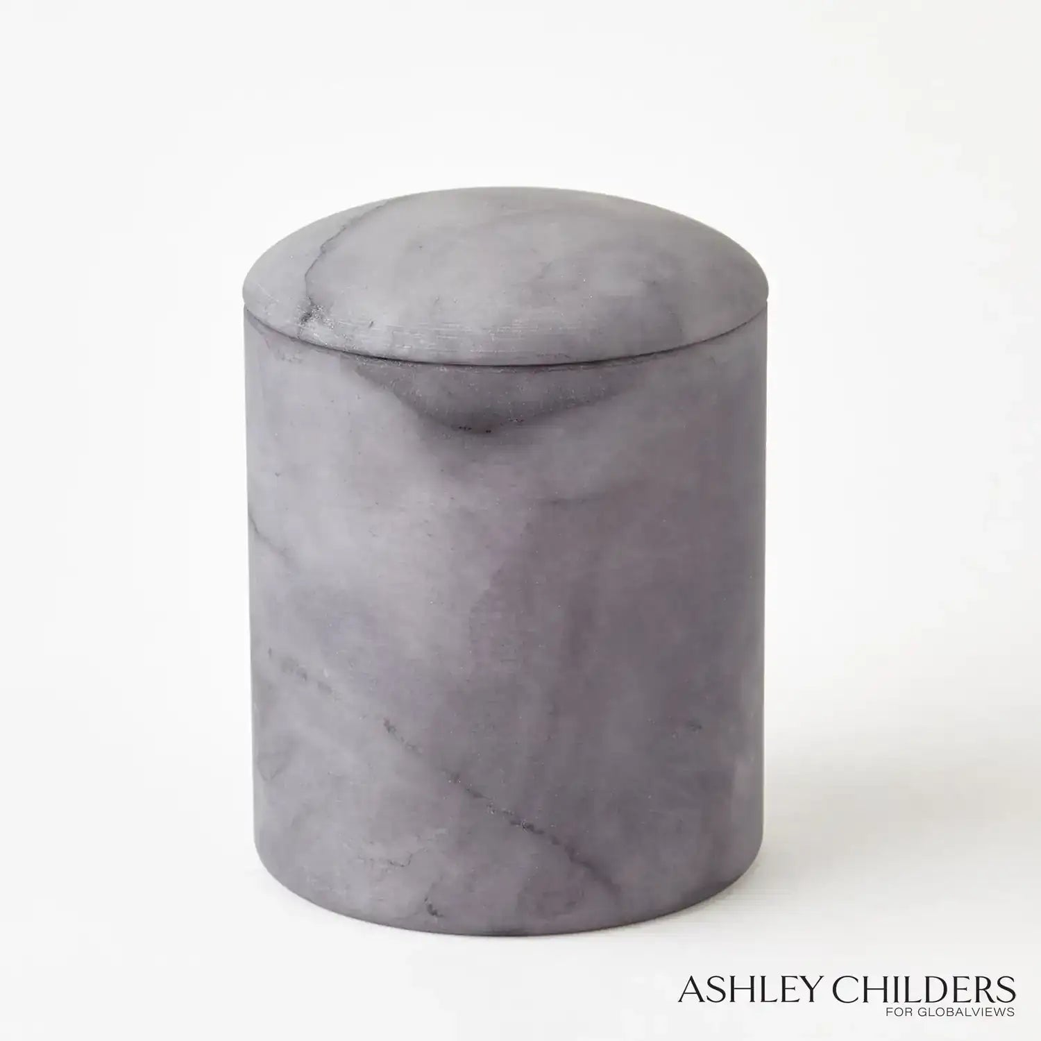 GLOBAL VIEWS GALA ALABASTER CANISTER - Decorative Accents