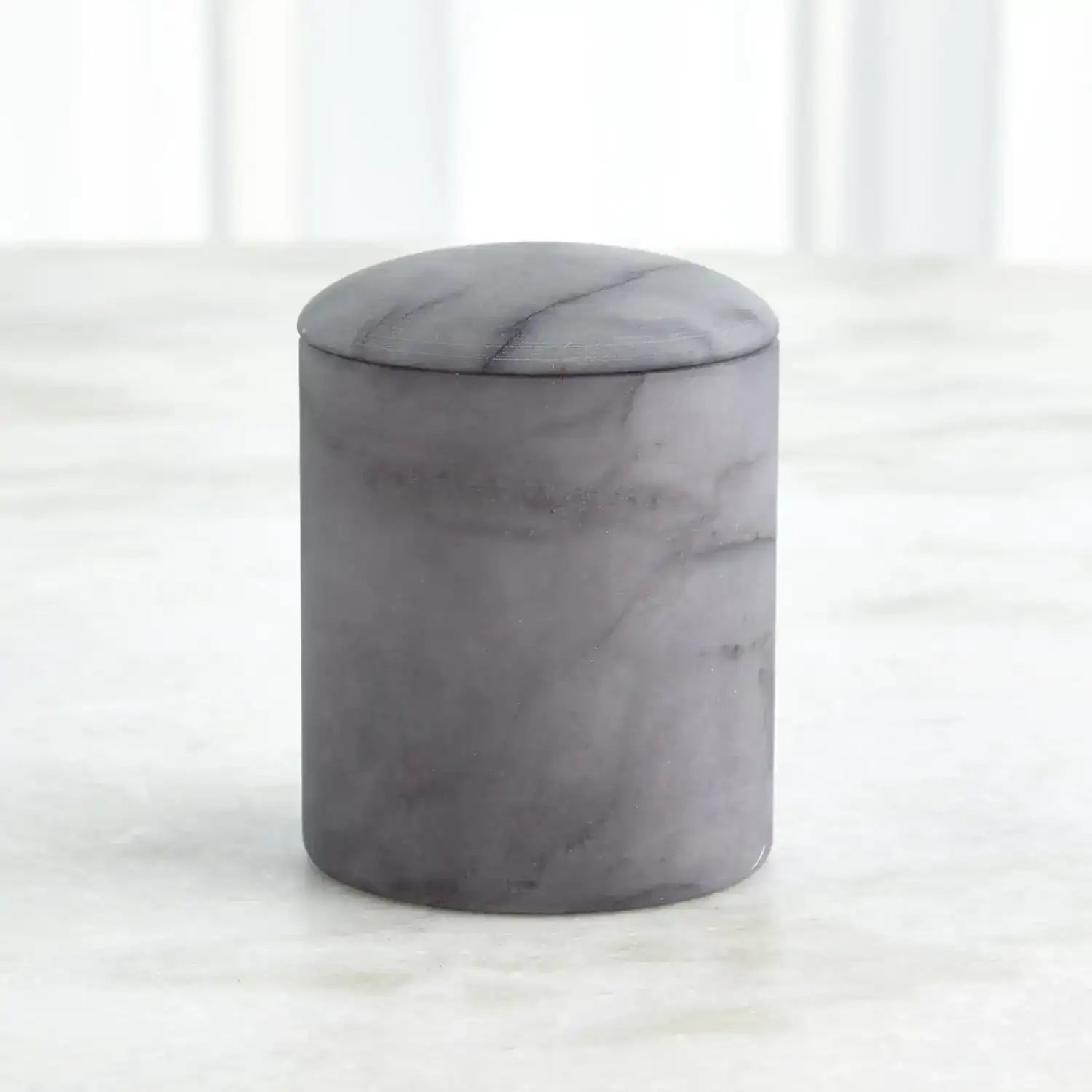 GLOBAL VIEWS GALA ALABASTER CANISTER - Decorative Accents