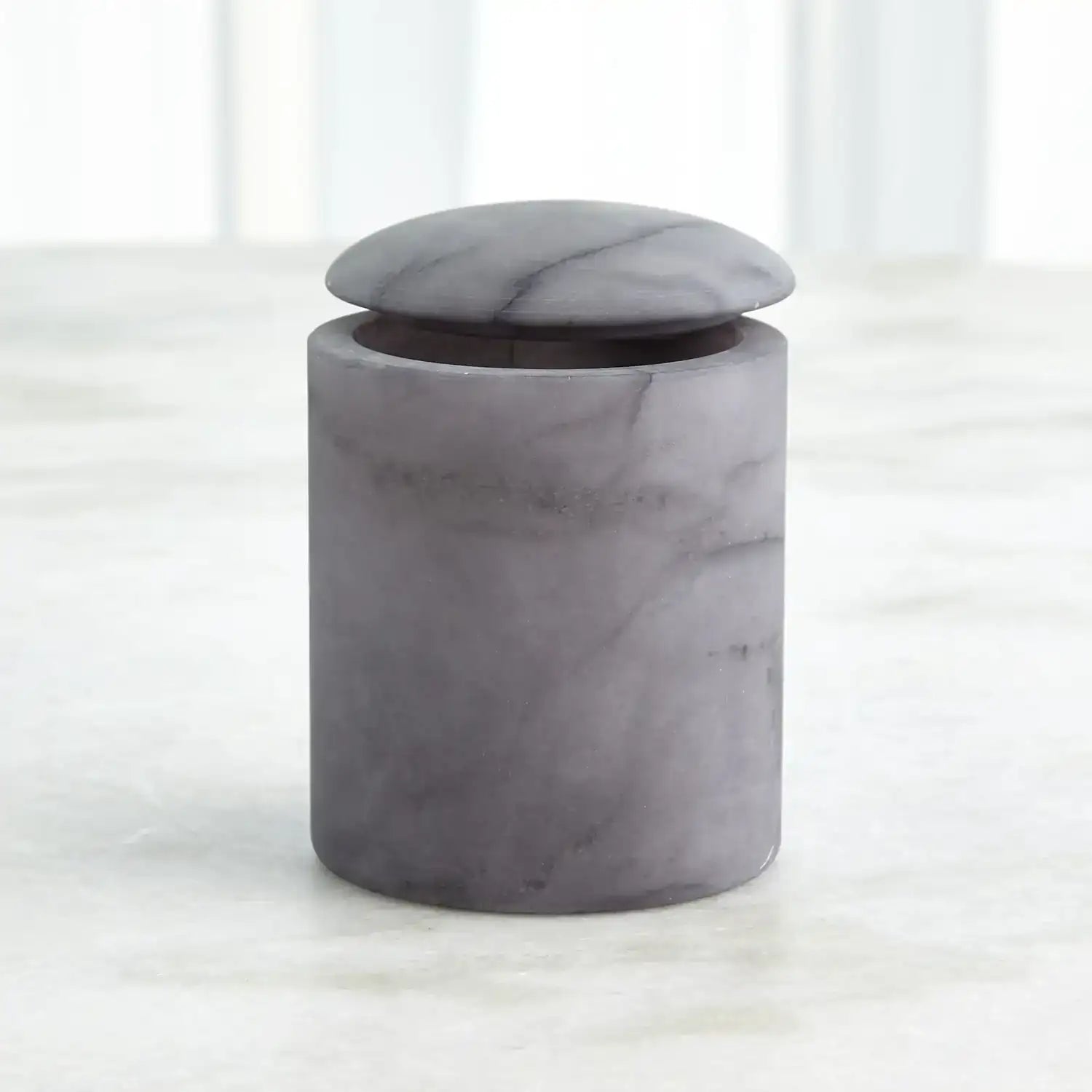 GLOBAL VIEWS GALA ALABASTER CANISTER - Decorative Accents