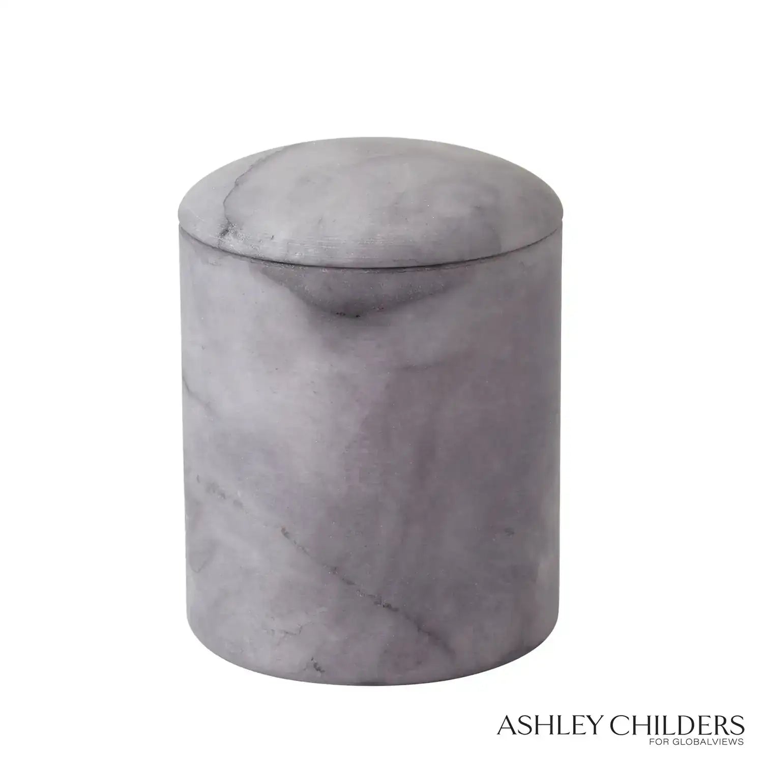 GLOBAL VIEWS GALA ALABASTER CANISTER - Decorative Accents