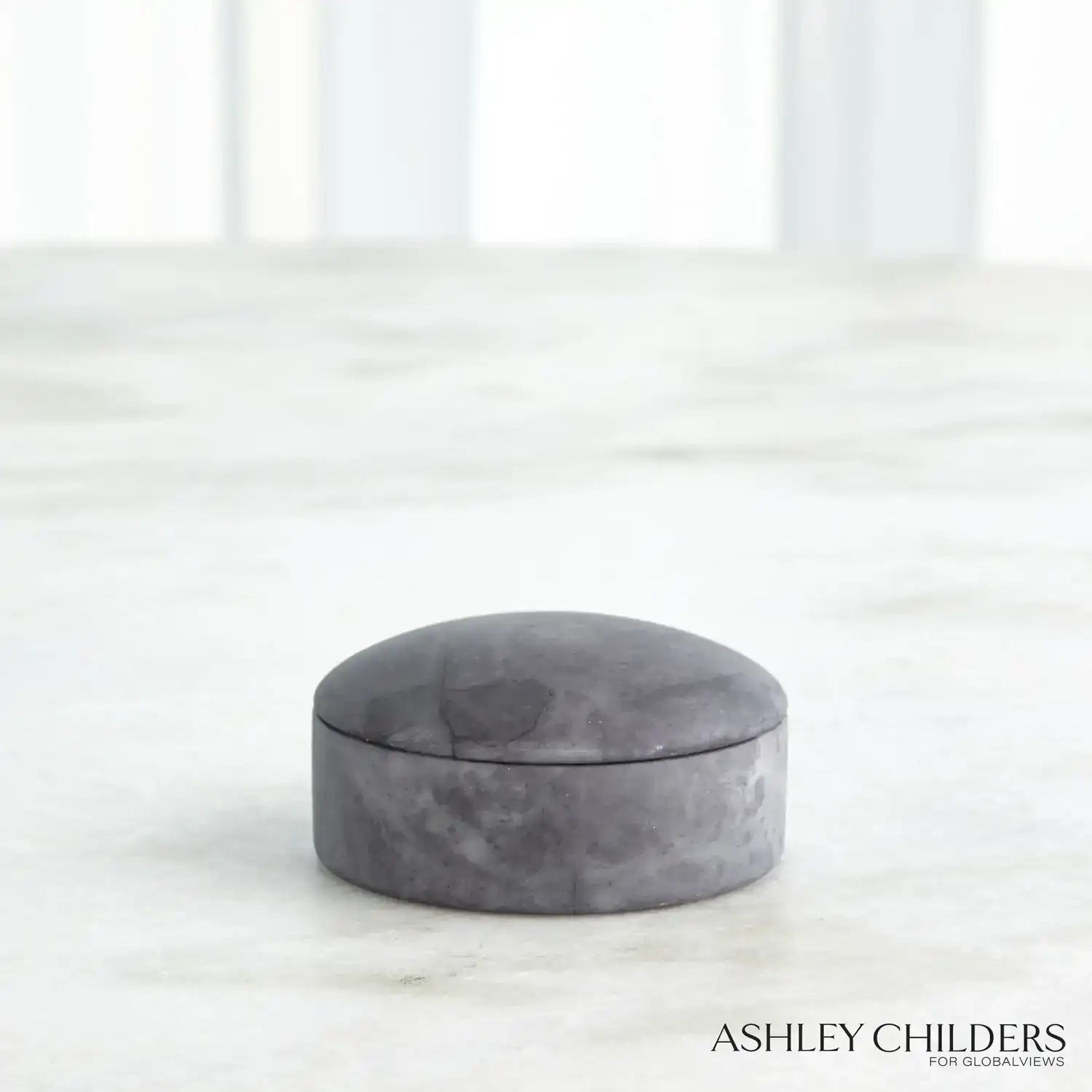 GLOBAL VIEWS GALA ALABASTER CANISTER - Decorative Accents