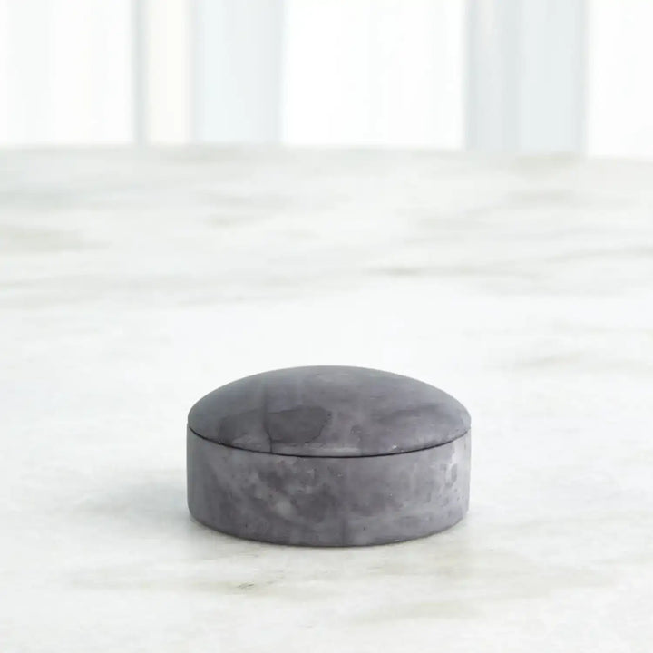 GLOBAL VIEWS GALA ALABASTER CANISTER - Decorative Accents