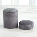GLOBAL VIEWS GALA ALABASTER CANISTER - Decorative Accents