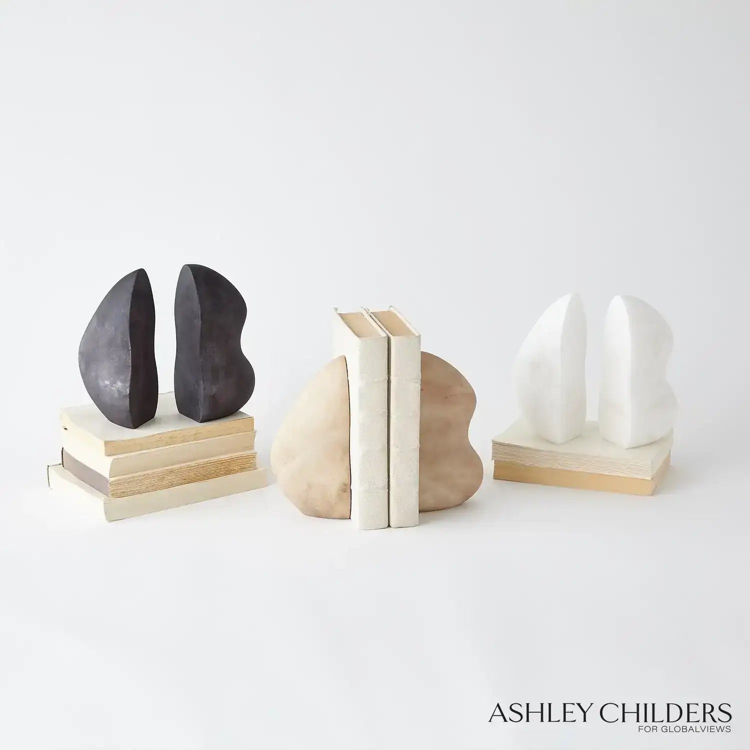 GLOBAL VIEWS AMORPH BOOKENDS - Decorative Accents