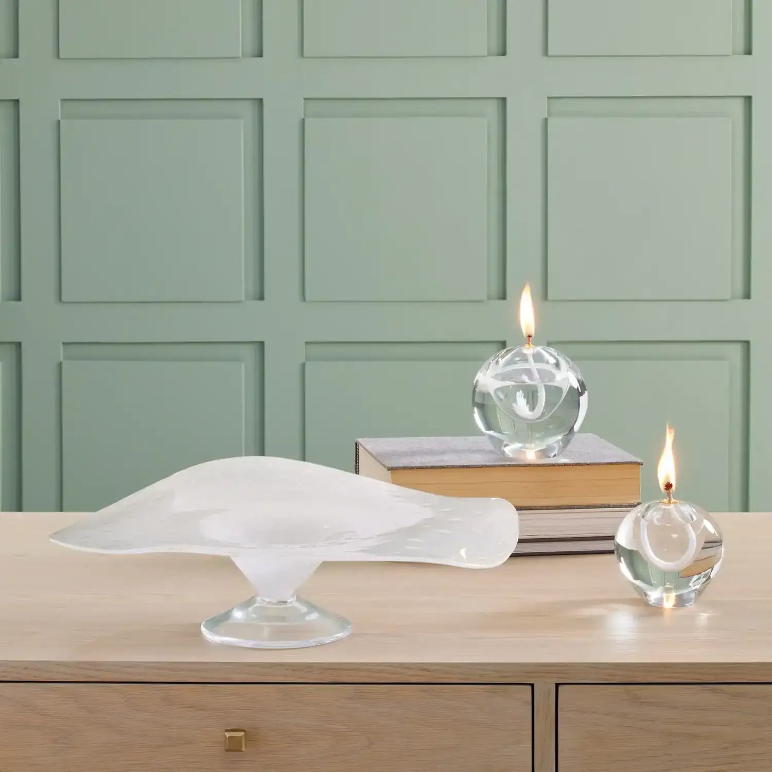 GLOBAL VIEWS DAPHNE OIL CANDLE - Decorative Accents