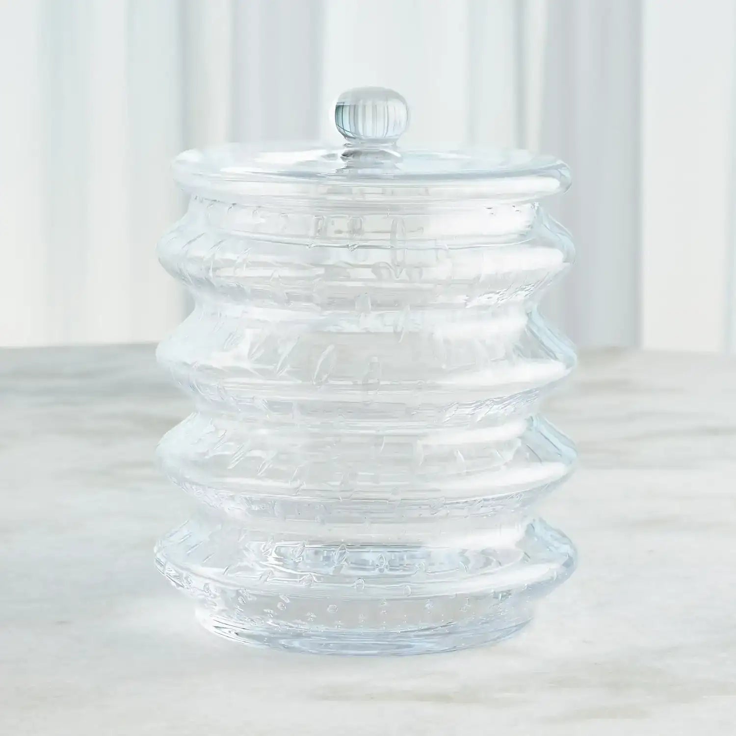 GLOBAL VIEWS WAVE CANISTER - Decorative Accents