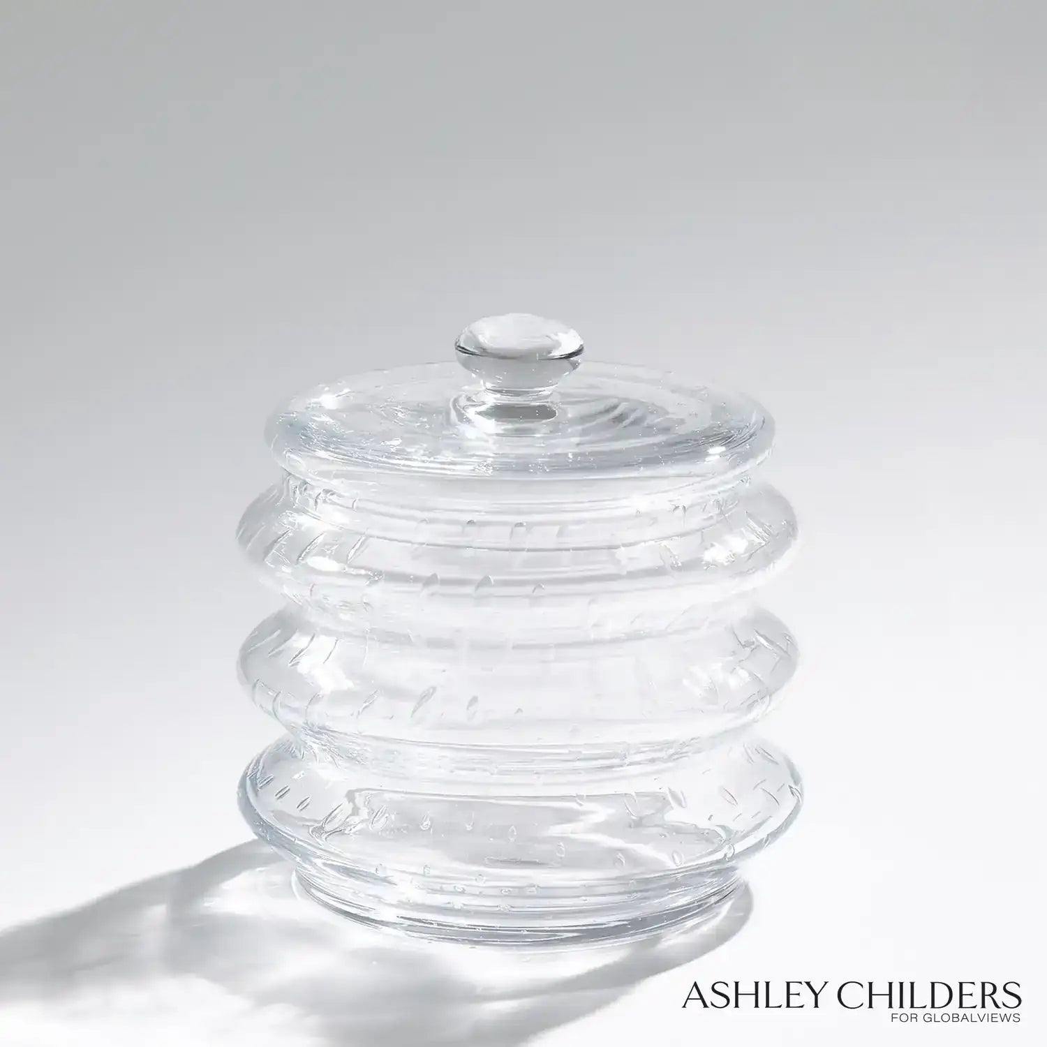 GLOBAL VIEWS WAVE CANISTER - Decorative Accents