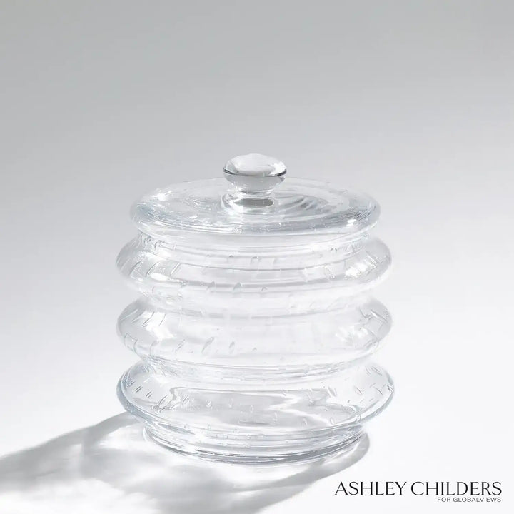 GLOBAL VIEWS WAVE CANISTER - Decorative Accents