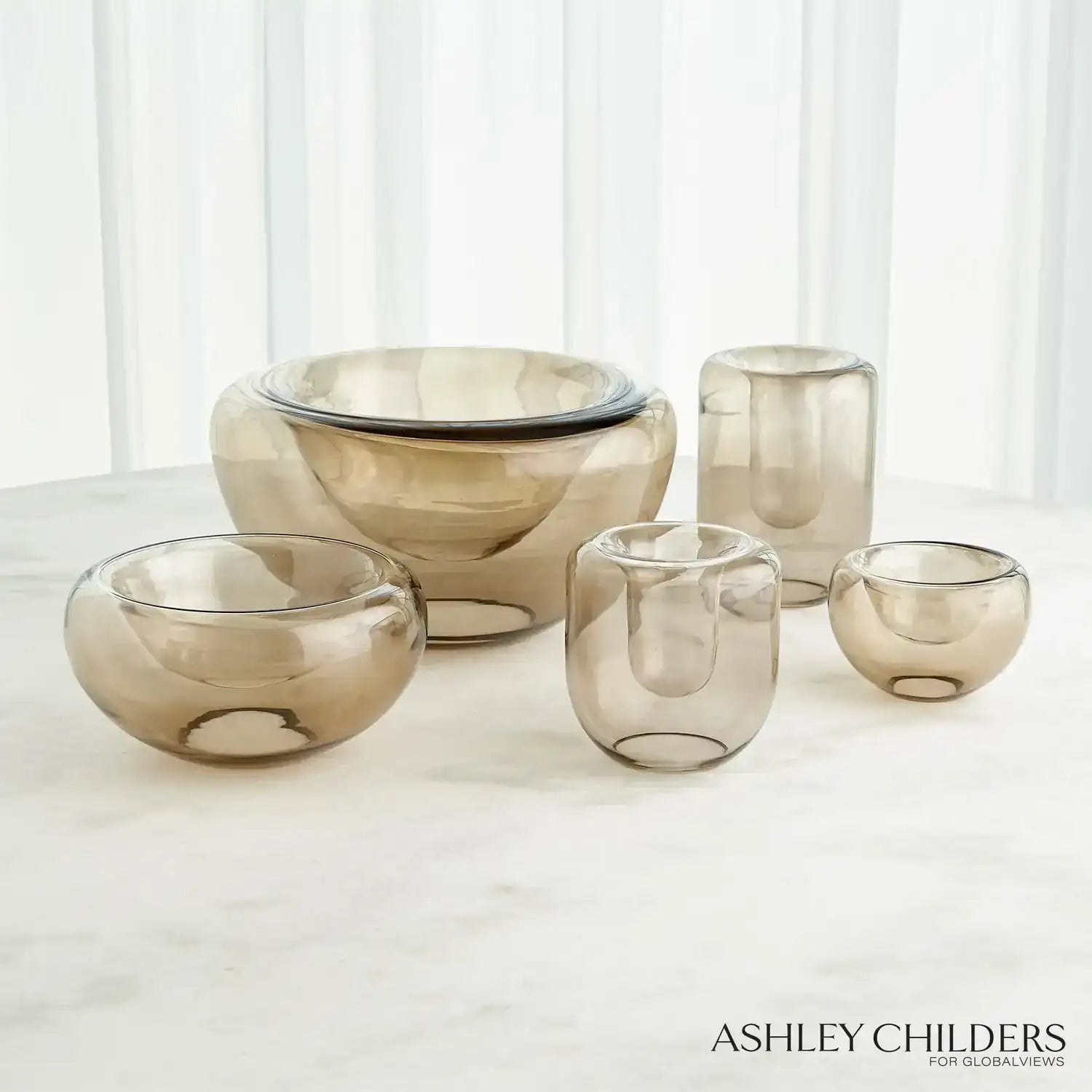 GLOBAL VIEWS DOUBLE TAKE BOWL - Decorative Accents