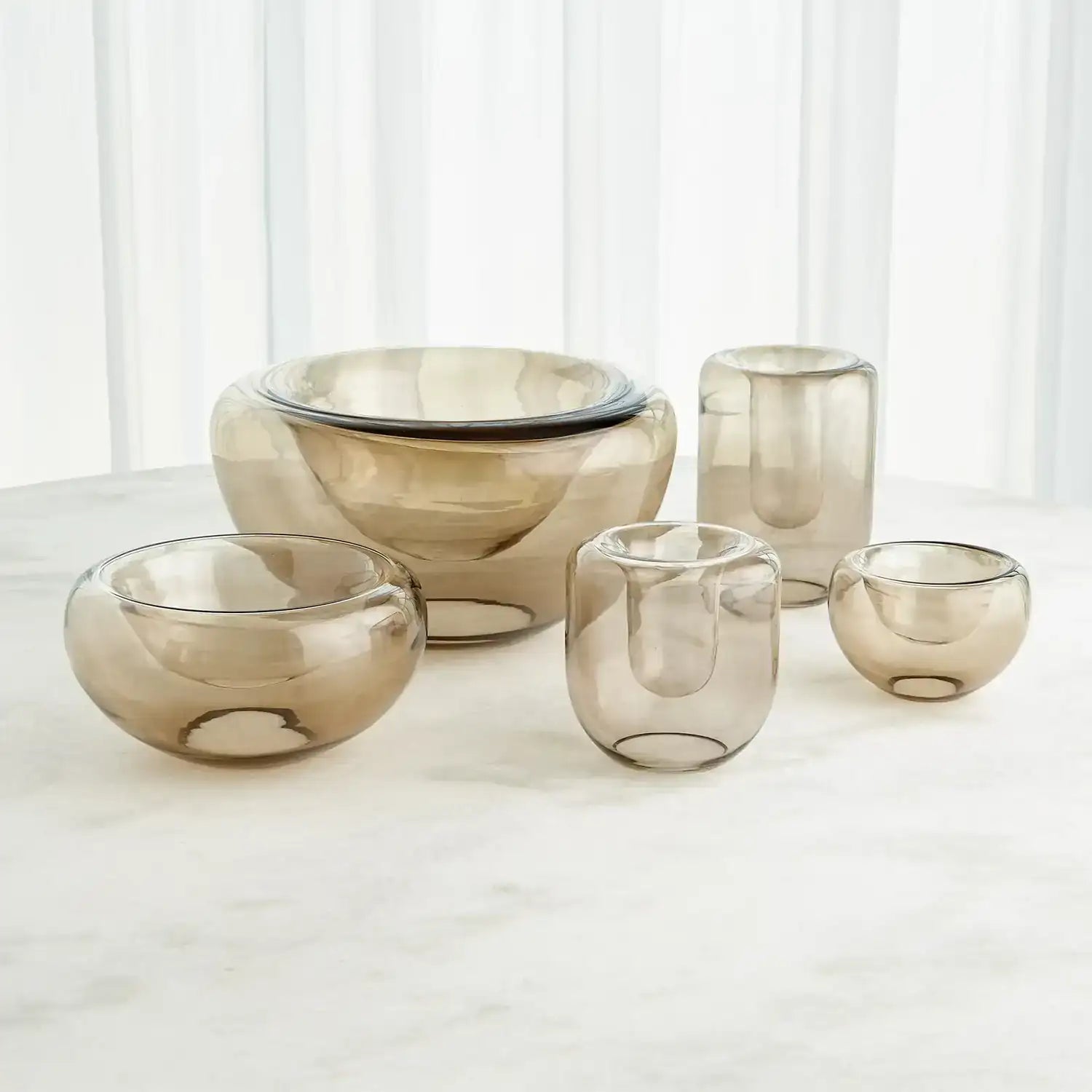 GLOBAL VIEWS DOUBLE TAKE BOWL - Decorative Accents