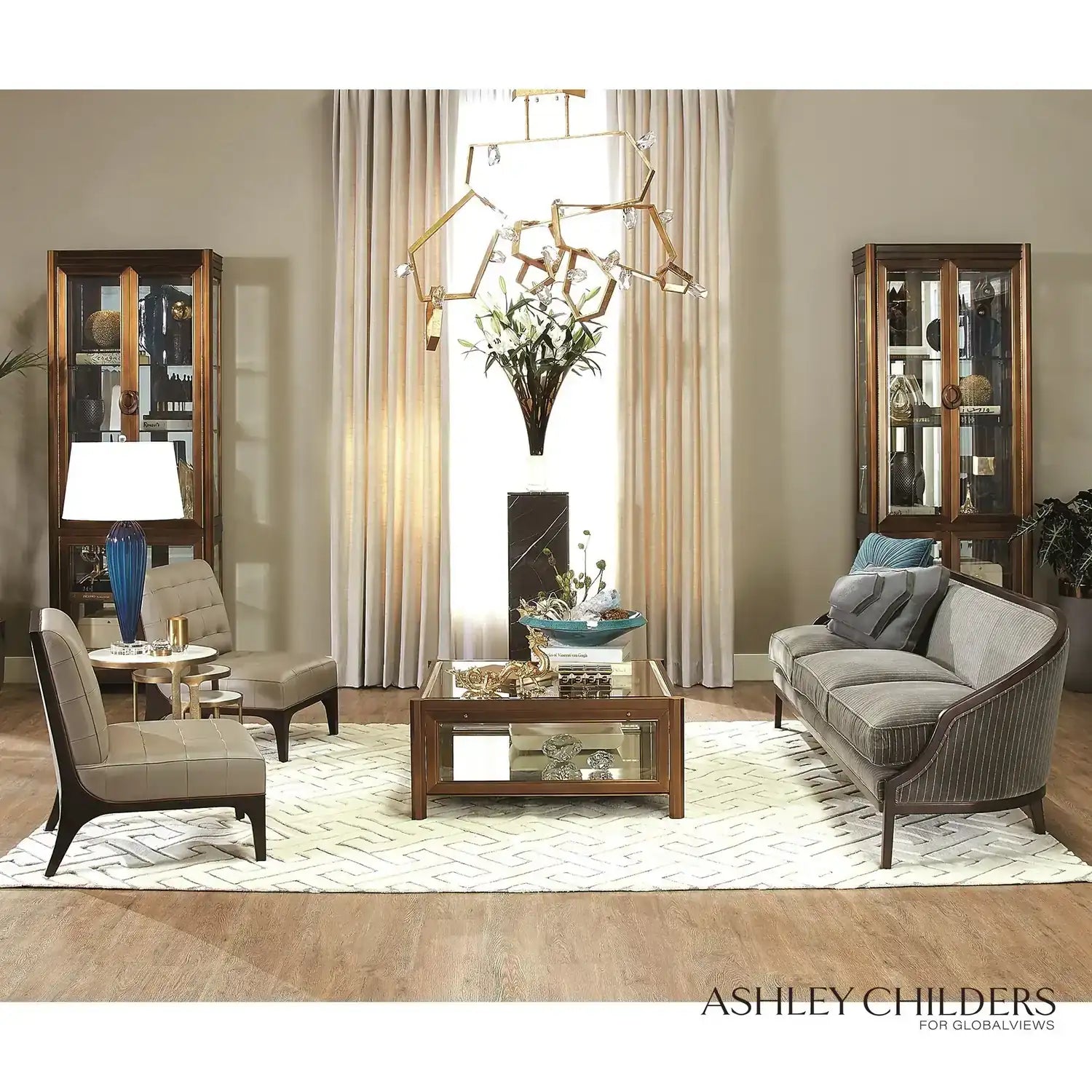 GLOBAL VIEWS, ASHTON CHANDELIER, CHANDELIER LIGHT
