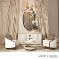 GLOBAL VIEWS, CONVOLUTION CHANDELIER, PENDANT LIGHT