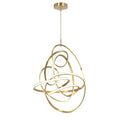 GLOBAL VIEWS, CONVOLUTION CHANDELIER, PENDANT LIGHT