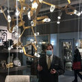 GLOBAL VIEWS, CONVOLUTION CHANDELIER, PENDANT LIGHT