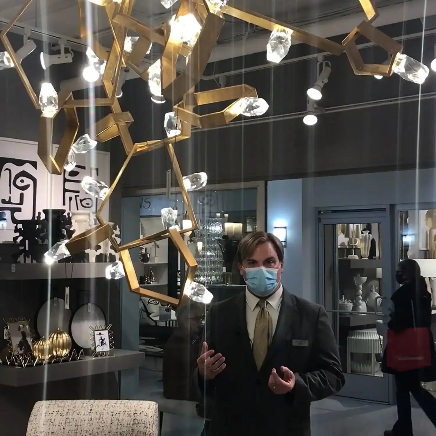 GLOBAL VIEWS, CONVOLUTION CHANDELIER, PENDANT LIGHT